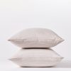 Coyuchi Climate Beneficial? Cotton Soft Washed Pillowcases - Renewed
