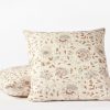 Coyuchi Coyuchi + Rejuvenation Flora Organic Print Sham - Renewed