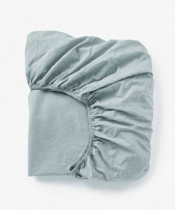 Coyuchi Organic Crinkled Percale? Fitted Sheet - Renewed