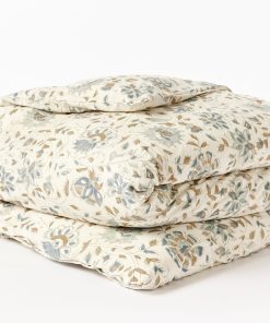Coyuchi Coyuchi + Rejuvenation Flora Organic Print Duvet Cover - Renewed