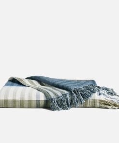 Bayside Windowpane Throw Blanket
