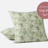 Coyuchi Balboa Organic Print Decorative Pillow Cover