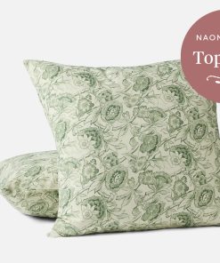 Coyuchi Balboa Organic Print Decorative Pillow Cover