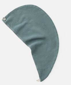Coyuchi Adriatic Organic Hair Wrap