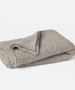 Coyuchi Cordillera Alpaca Cotton Knit Throw