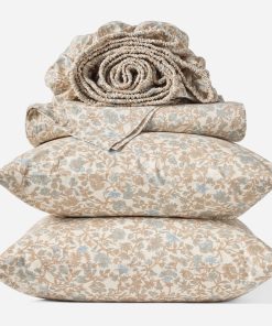 Coyuchi Organic Print Percale Sheet Set