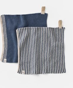 Coyuchi Shasta Organic Knit Dish Cloths, Set of 2