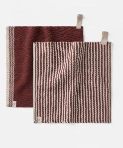 Coyuchi Shasta Organic Knit Dish Cloths, Set of 2