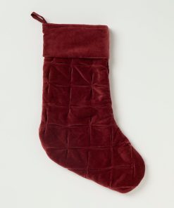 Coyuchi Velvet Tufted Organic Stocking