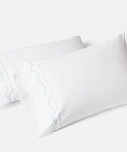 Coyuchi Vista Embroidered Organic Pillowcases