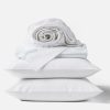 Coyuchi Vista Embroidered Organic Percale Sheet Set