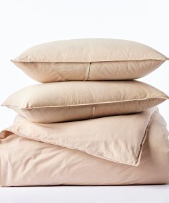 Coyuchi Organic Crinkled Percale? Duvet Set