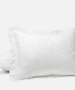 Coyuchi Heritage Organic Percale Jacquard Sham
