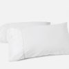 Coyuchi Lattice Organic Percale Pillowcases