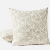 Coyuchi Marguerite Organic Print Decorative Pillow Cover
