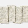 Coyuchi Marguerite Organic Print Napkins, Set of 4