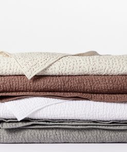 Coyuchi Pebbled Handstitched Organic Quilt - Renewed