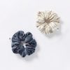 Coyuchi Remnant Organic Scrunchy, Pack of 2 - Renewed