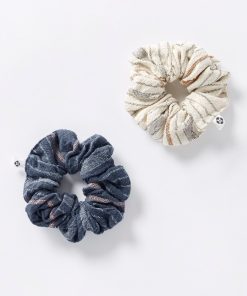 Coyuchi Remnant Organic Scrunchy, Pack of 2 - Renewed