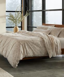 Coyuchi Solana Organic Print Duvet Cover - Renewed