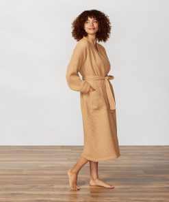 Coyuchi Unisex Organic Waffle Robe - Renewed